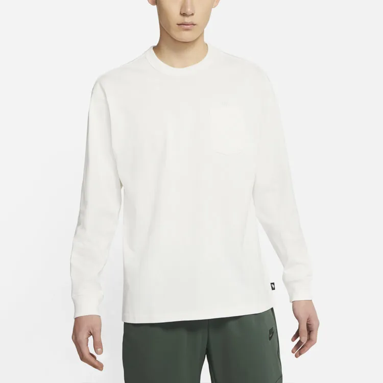Nike T Shirts Men Sail White-3