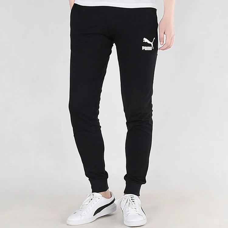 PUMA Knitted Sweatpants Men's Black-2