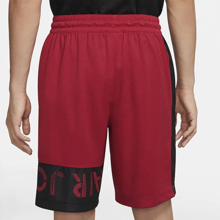 Jordan Basketball Shorts Men's Black Red-6