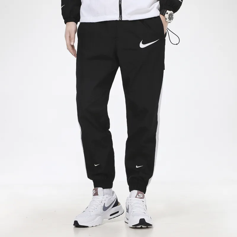 Nike Knitted Sports Pants Men's Black-3