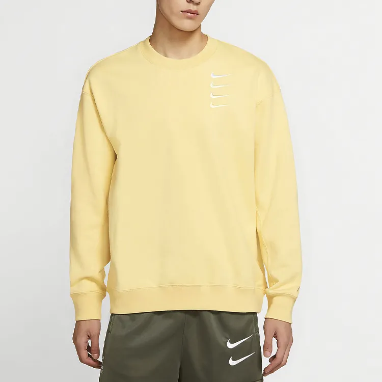Nike Sweatshirts Men Washed Lemon-2