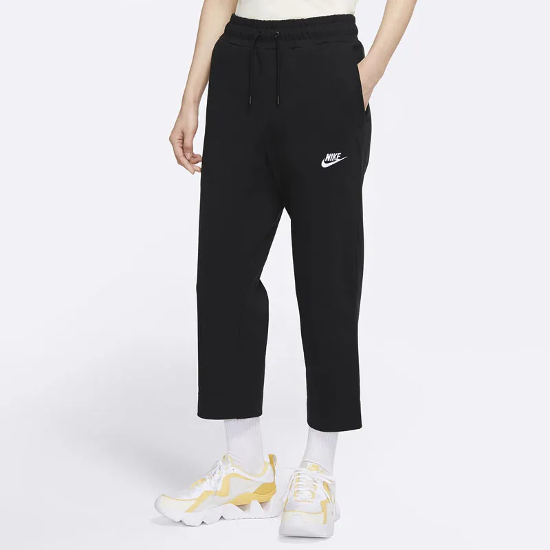 Nike Women'ss Wide Leg Cropped Pants Black-3