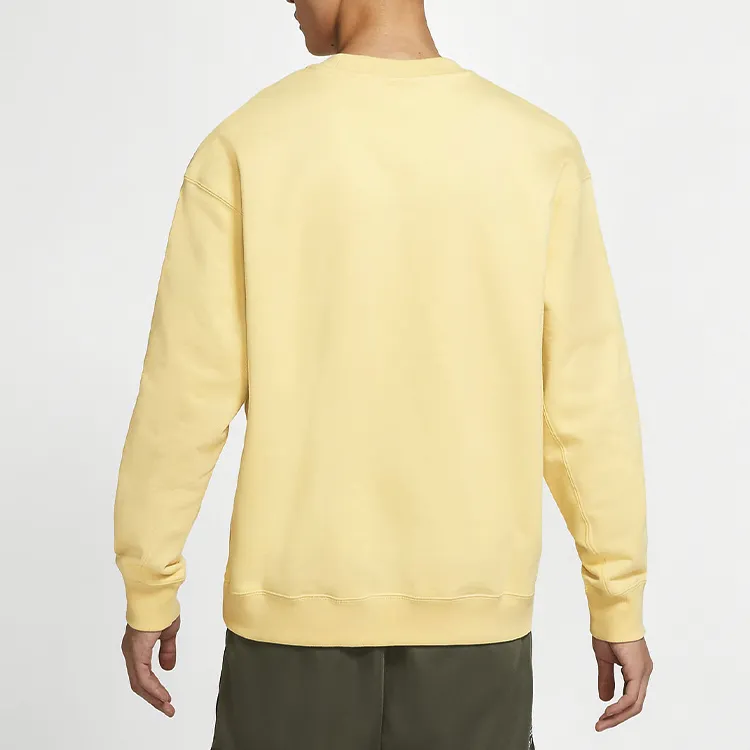 Nike Sweatshirts Men Washed Lemon-4