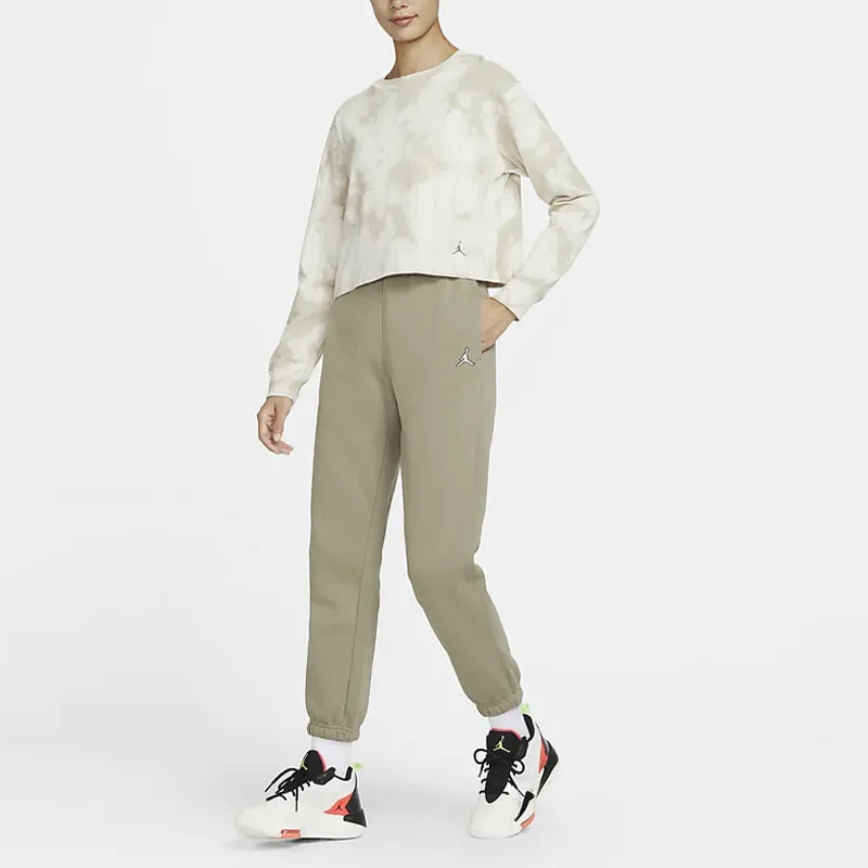 Jordan Casual Pants Women's Olive Green-3