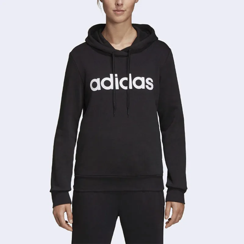 Adidas Essentials Linear Sweatshirt Women's Black-2