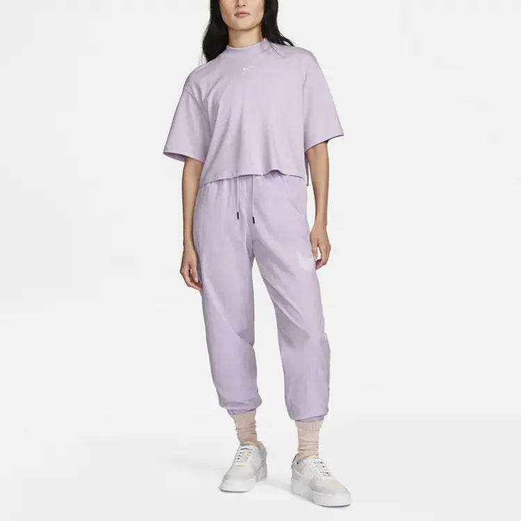Nike Knitted Sweatpants Women's Purple-3
