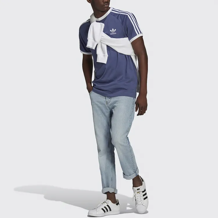 Adidas Originals T Shirt Men's Blue-2