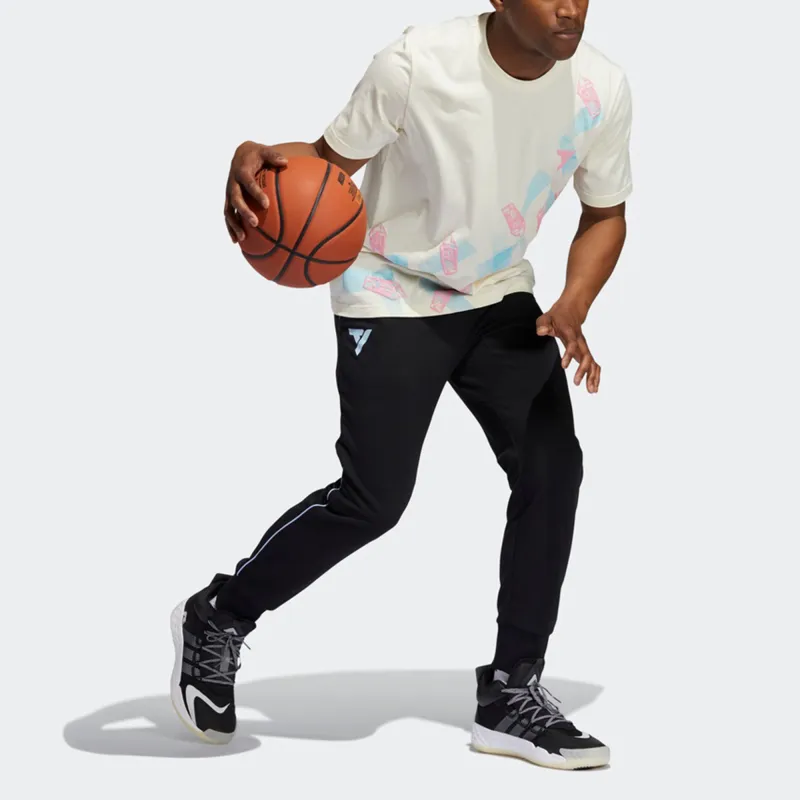 Adidas Sports Pants Men Black-3