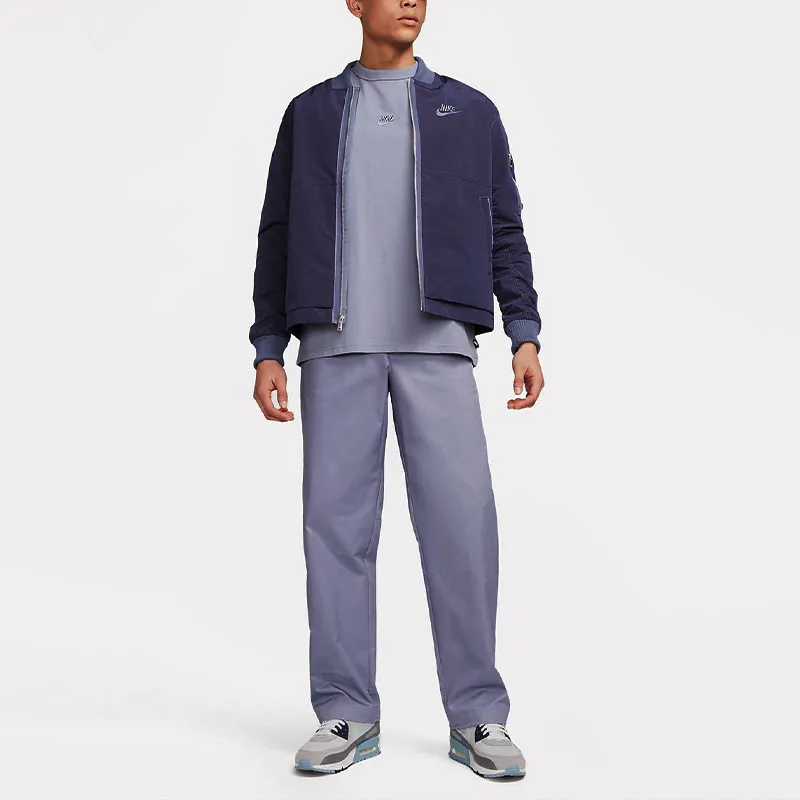 Nike Knitted Sports Pants Men's Gray Slate Blue-2