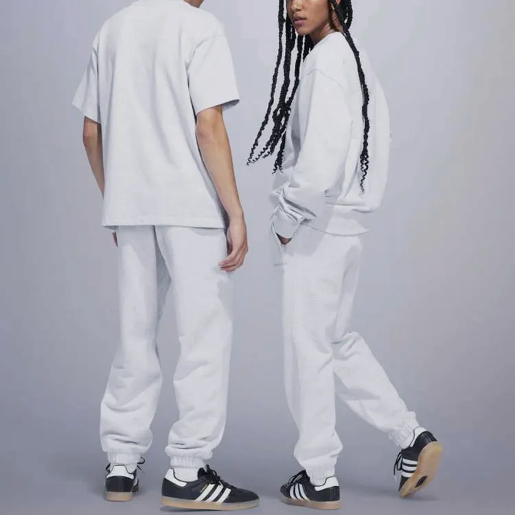 Adidas Originals Knitted Sweatpants Unisex Light Gray-5
