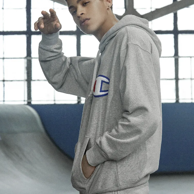 Champion Sweatshirt Unisex Oxford Gray-4