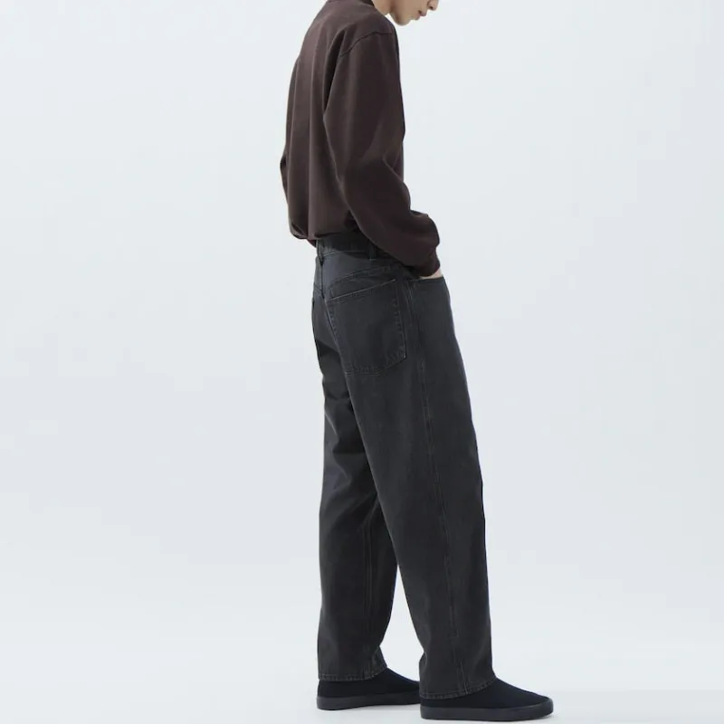 UNIQLO FW23 U Series Jeans Unisex Dark Gray-3