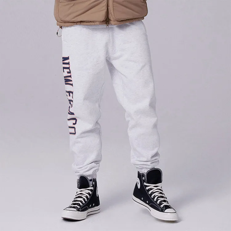 New Era Casual Pants Unisex Gray-3
