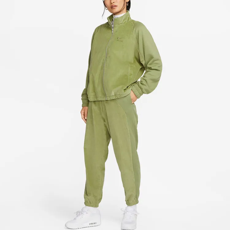 Nike Sports Pants Women's Medium Olive Green-2