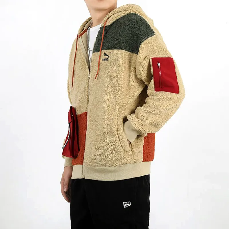 PUMA Jackets Men Khaki-2