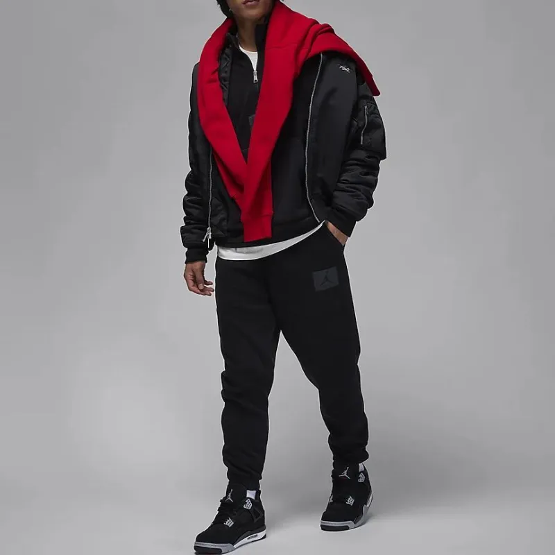 Jordan Knitted Sweatpants Men Black-2
