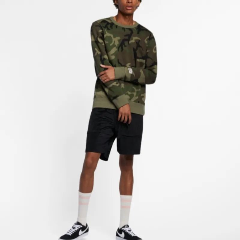 Nike Sweatshirts Men Olive Green-2