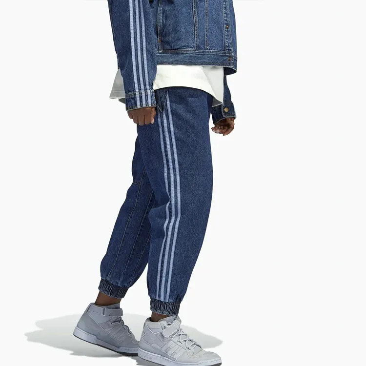 Adidas Knitted Sweatpants Men's Blue-5