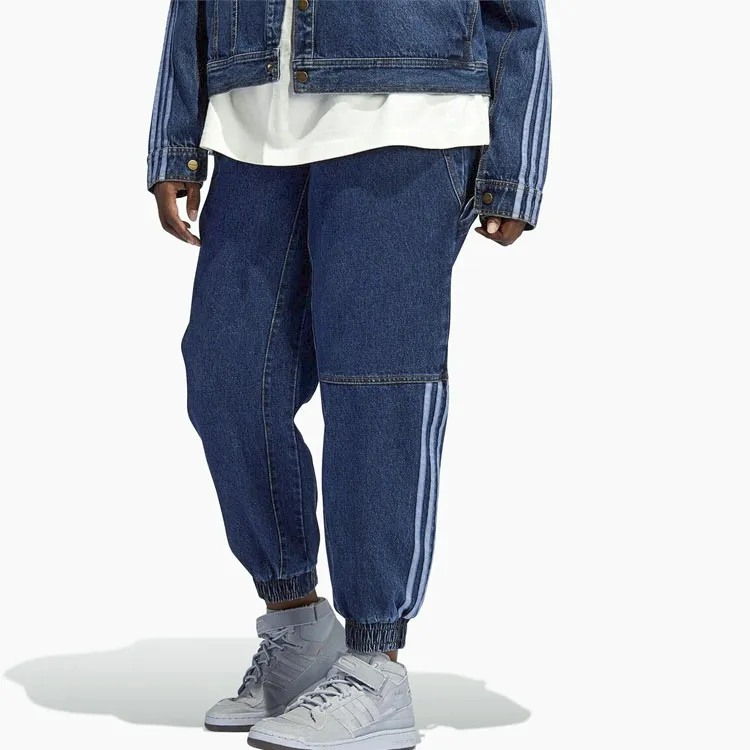 Adidas Knitted Sweatpants Men's Blue-6