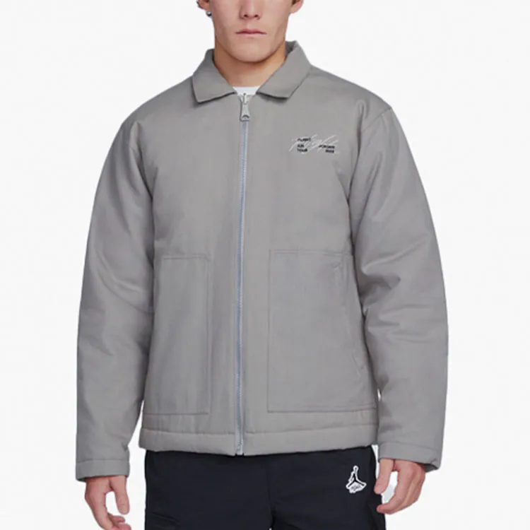 Jordan Flight Jackets Men Gray-3