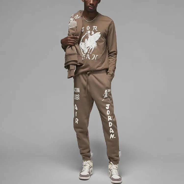 JORDAN Artist Series By Umar Rashid Flight Fleece Sweatpants-2