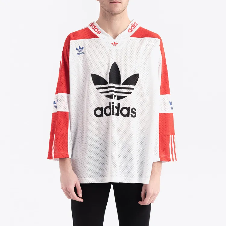 Adidas Originals T Shirt Men's White Red-3
