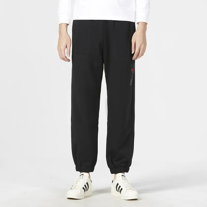 Adidas CNY Knitted Sweatpants Men Black-3