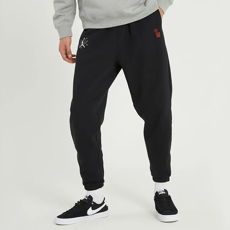Jordan J Cny Pant Knitted Sweatpants Men Black-3