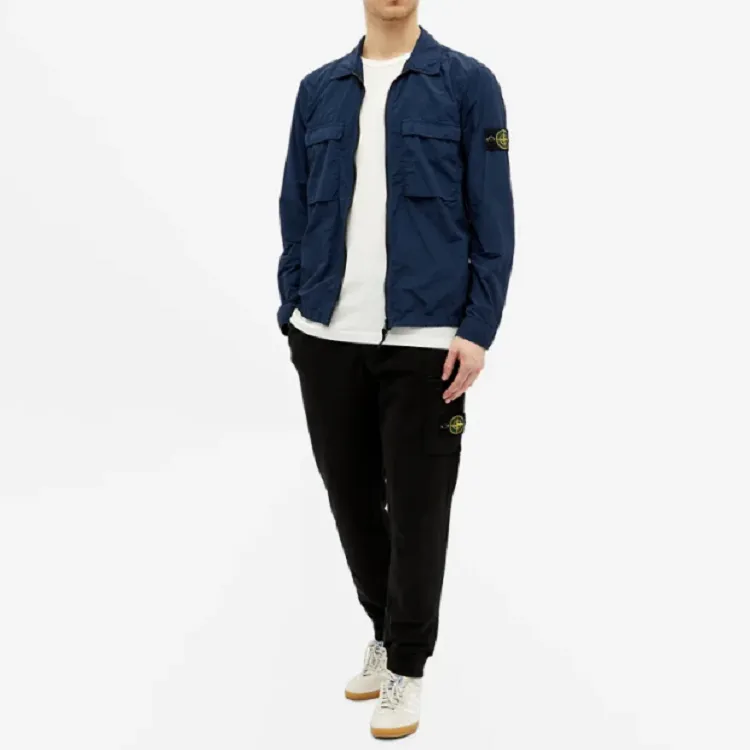 STONE ISLAND Casual Pants Fall Men's Black-3