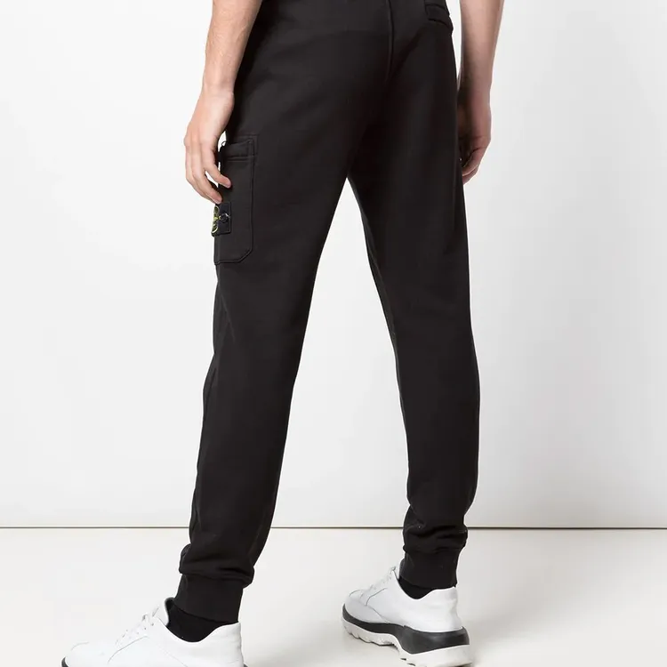 STONE ISLAND Casual Pants Fall Men's Black-6