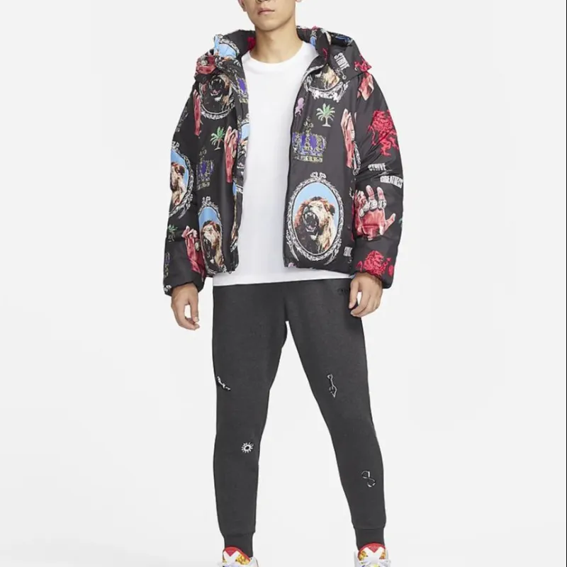 Nike Jackets Men Black-2