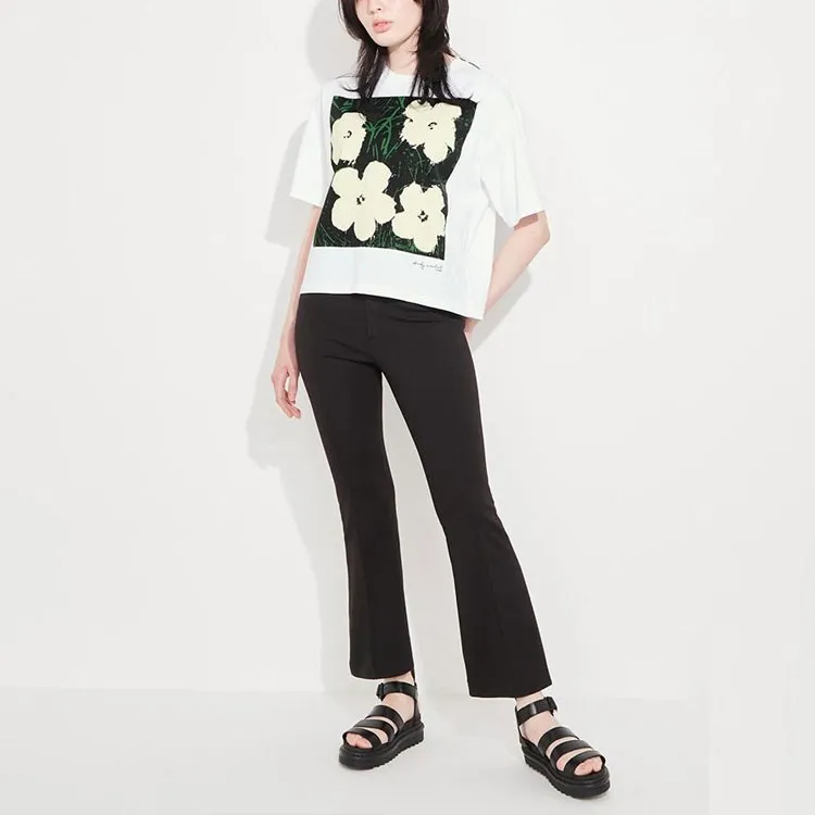 UNIQLO x Andy Warhol SS23 Drop Shoulder Sleeve T Shirt Women's White-2