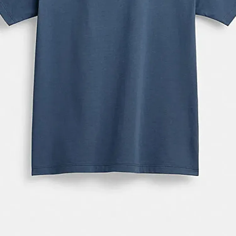 COACH T Shirts Men Blue-5