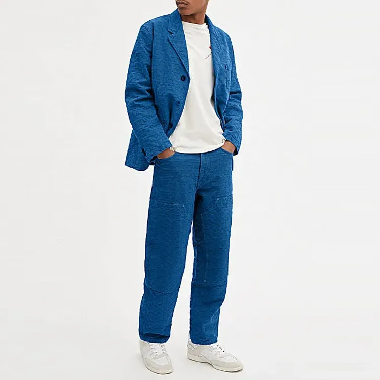 COACH Business Suits Men Royal Blue-1