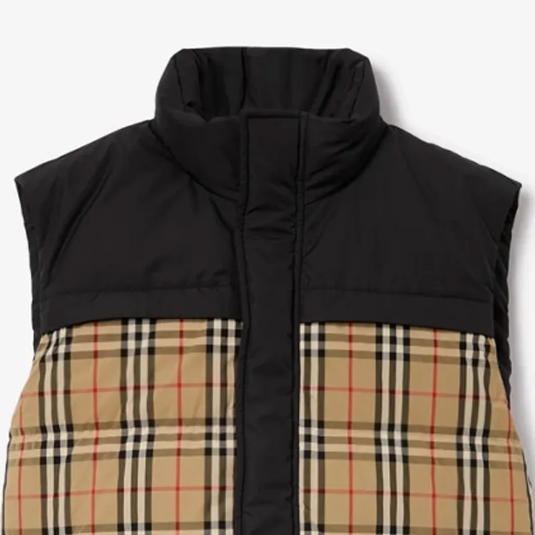 Burberry Check Panel Reversible Gilet-5