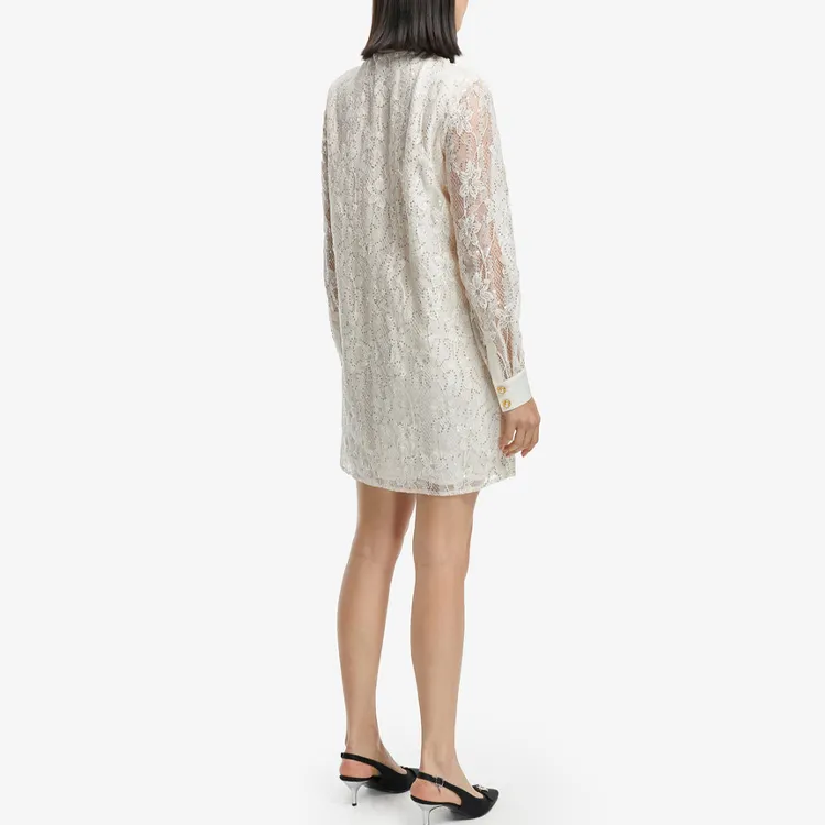 KARL LAGERFELD / Karl Lagerfeld Jeans Long-Sleeved Dresses Women's White-3