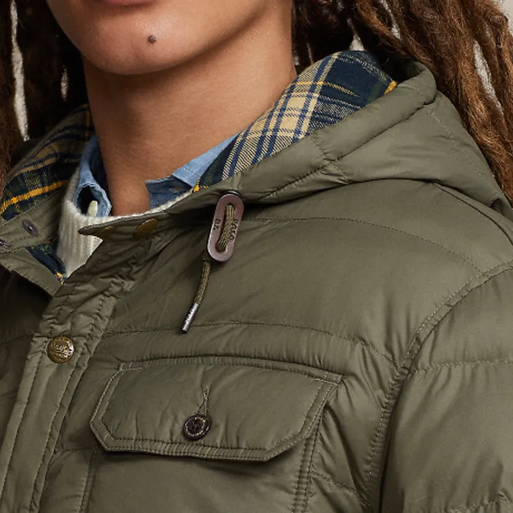 Polo Ralph Lauren Puffer Jackets Men Army Green-4