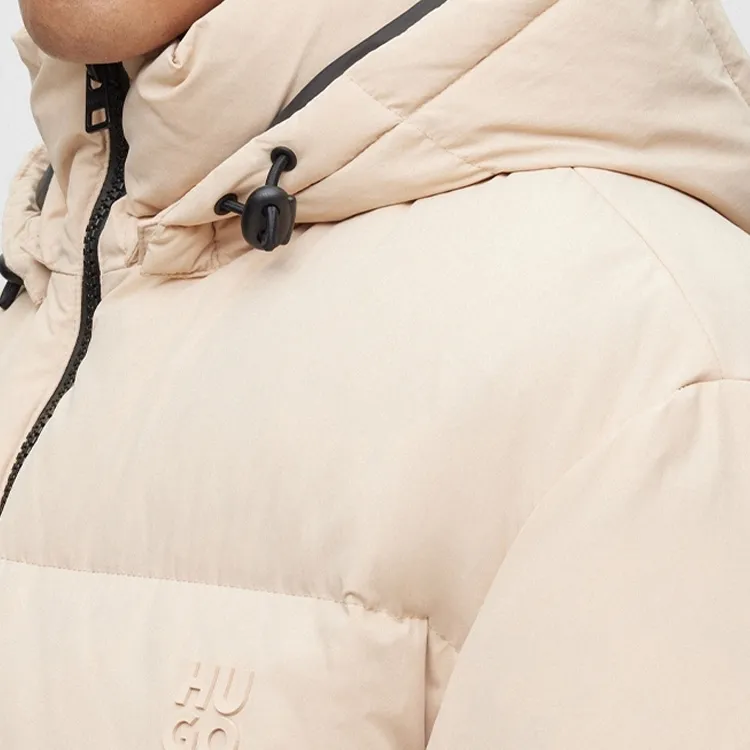 HUGO BOSS Puffer Jackets Men Beige-5
