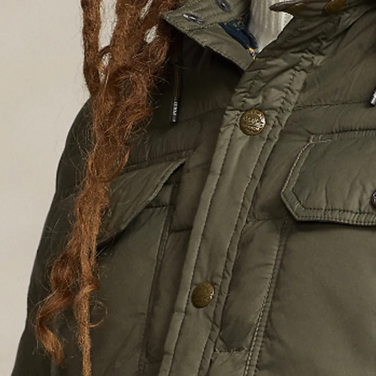 Polo Ralph Lauren Puffer Jackets Men Army Green-6