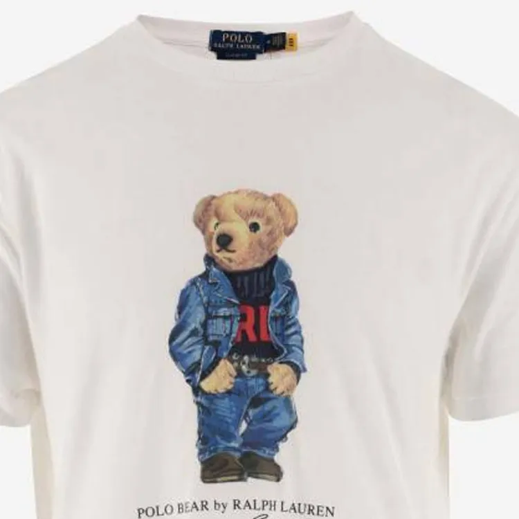 Polo Ralph Lauren T Shirts Men White-5