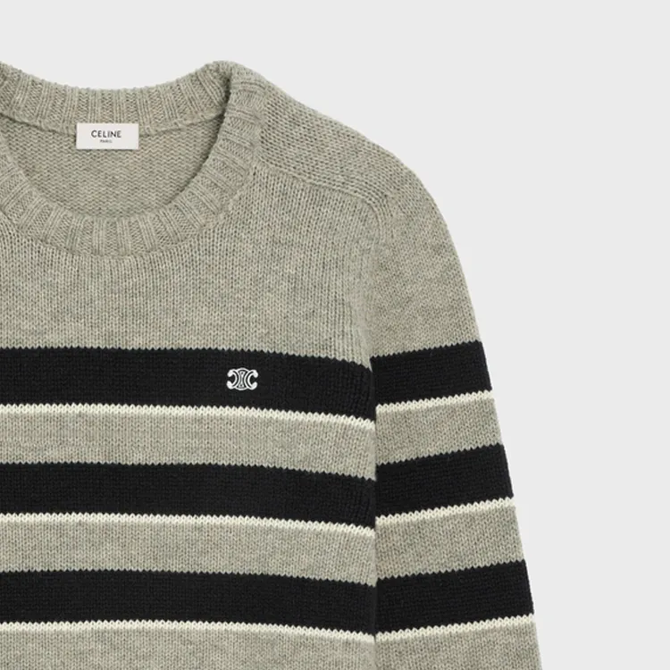 CELINE Triomphe Crewneck Sweater-4