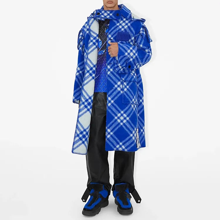 Burberry Checked Coat-1