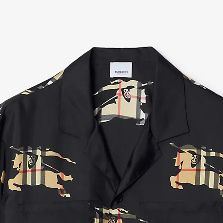 Burberry Shirts Men Black-1