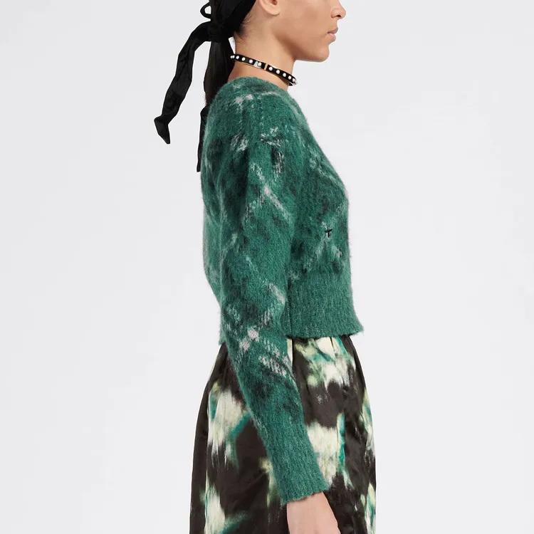 DIOR Sweaters Women's Green-3