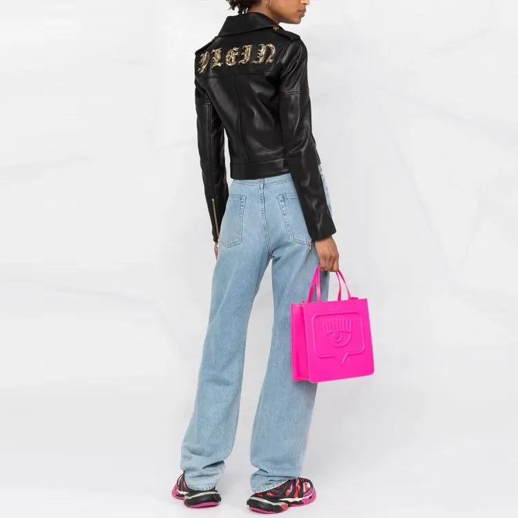 PHILIPP PLEIN Leather Biker Jacket-2