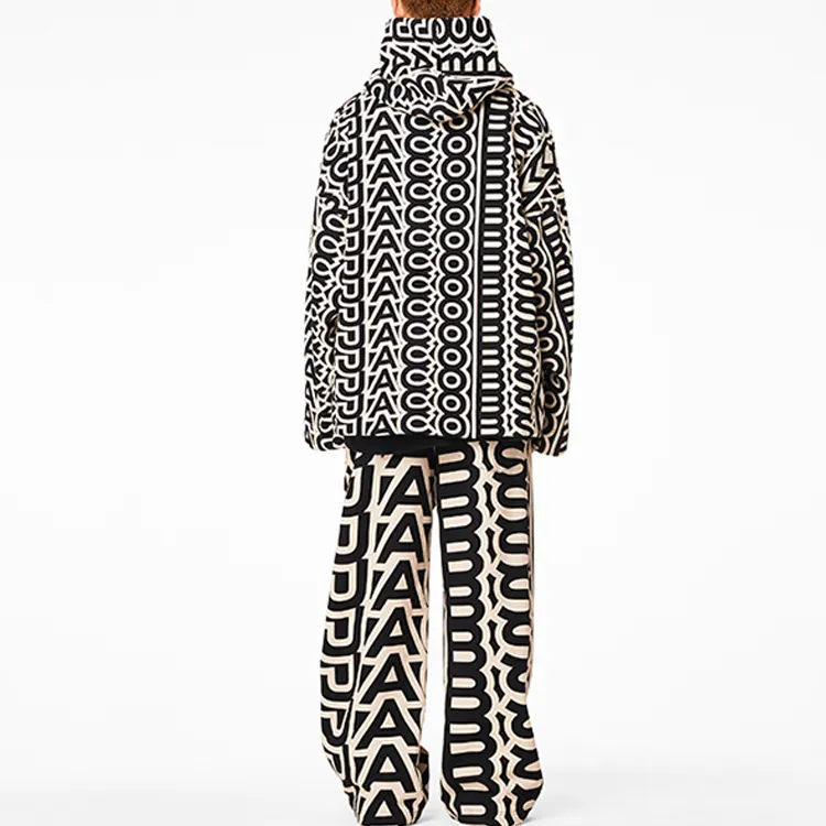 MARC JACOBS Monogram print Drawstring Hoodie-4
