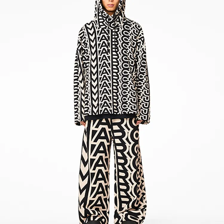 MARC JACOBS Monogram print Drawstring Hoodie-2