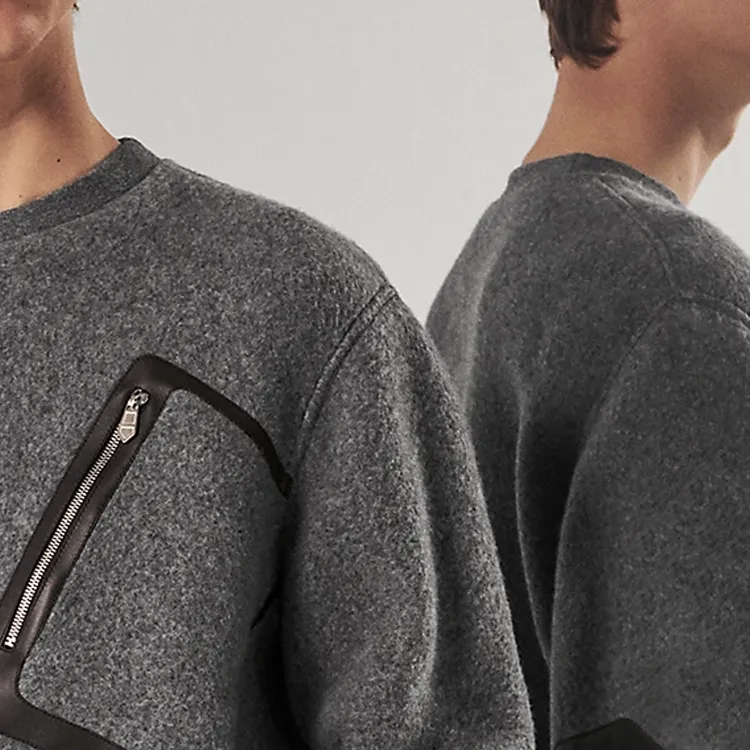 HERMES Knitwear Men Gray-5