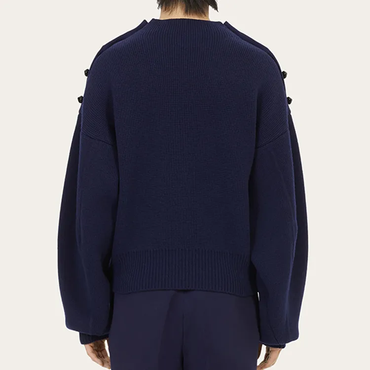 Ferragamo Studded Mock neck Knitted Jumper-1