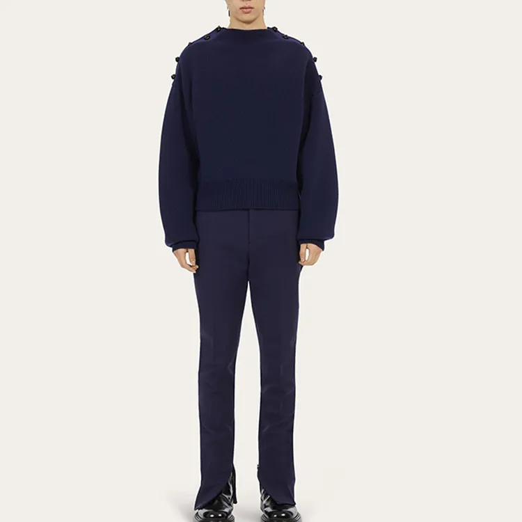 Ferragamo Studded Mock neck Knitted Jumper-2